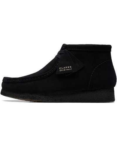 Clarks Wallabee Boots - Black