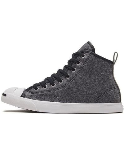 Converse Jack Purcell Lp High Top Sneakers - Black