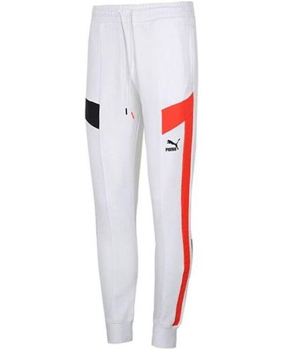 PUMA T7 Sport Track Pants - White