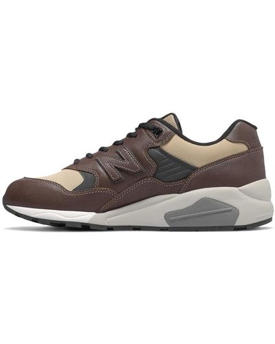 New Balance 580 Low Top Coffee D Wide - Brown