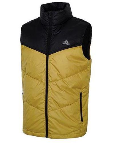 adidas Down Padded Vest Jacket - Yellow