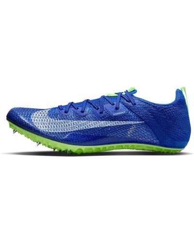 Nike Zoom Superfly Elite 2 Athletics Sprinting Spikes'racer Lime Blast' - Blue