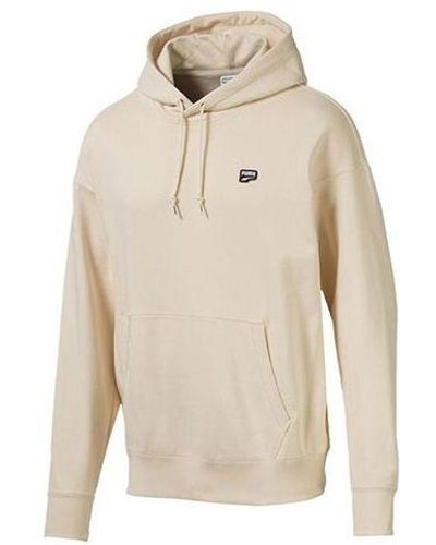 PUMA Downtown Po Hoody Casual Sports Beige - Natural
