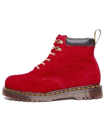 Dr. Martens Dr.martens 939 Ben Suede Hiker Style Boots - Red