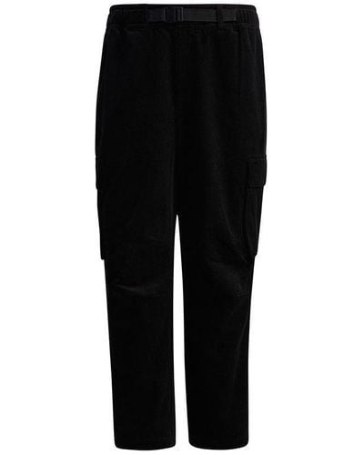 adidas Ub Pnt Cdr Sports Cargo Pocket Corduroy Long Pants - Black