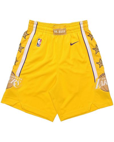 Nike Nba Sw 19-20 La Lakers Swingman Shorts - Yellow