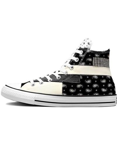Converse Chuck Taylor All Star High Top Hacked Patterns - Black