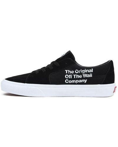 Vans Sk8-low Low Top Casual Skate Shoes White - Black