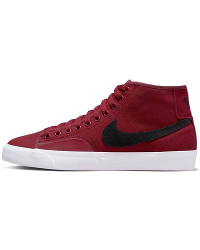 Nike Blazer Court Mid Premium Sb - Red