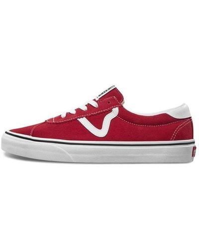 Vans Soprt Skate Sneakers Old Skool Shoes - Red