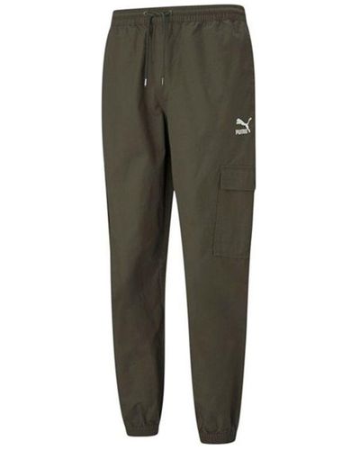 PUMA Classic Cotton Twill jogger Pants - Green