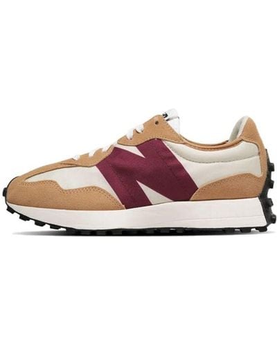 New Balance 327 Shoes Brown - Pink