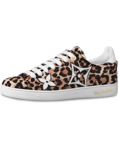 Louis Vuitton Lv Frontrow Sneakers Leopard - Brown