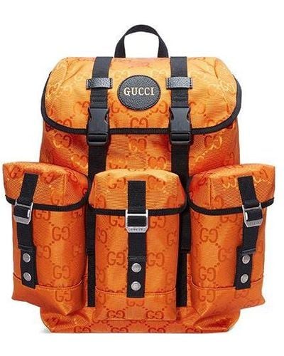 Gucci Off The Grid Otg Backpack - Orange