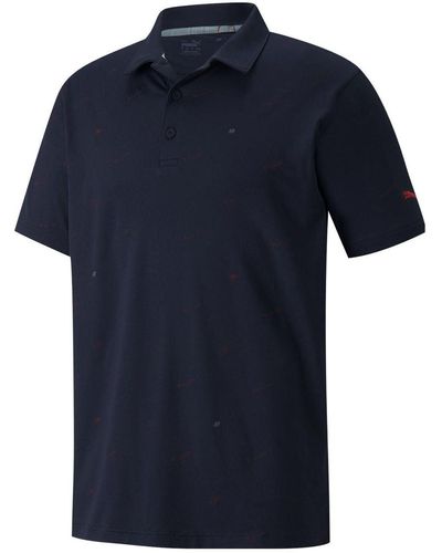 PUMA Cloudspun Love Golf Polo Shirt - Blue