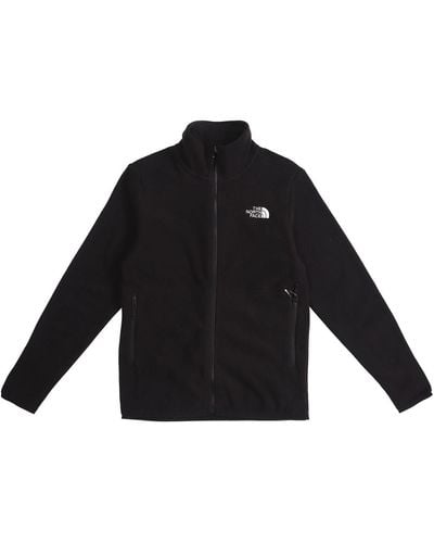 The North Face Fleece Cozy Stay Warm Stand Collar Jacket - Black