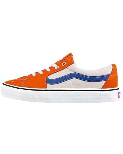 Vans Sk8-low Shoes Orange - Blue
