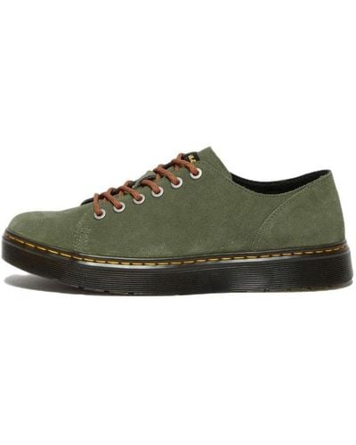 Dr. Martens Dante Suede Leather Shoes - Green