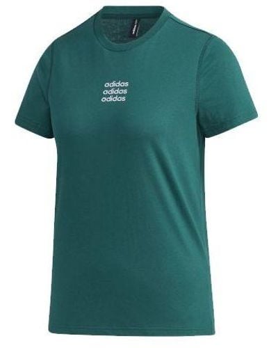 adidas Neo Casual Sports Short Sleeve Forest Green