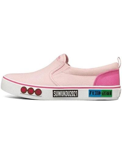 Skechers V Lites Canvas Shoes Pink