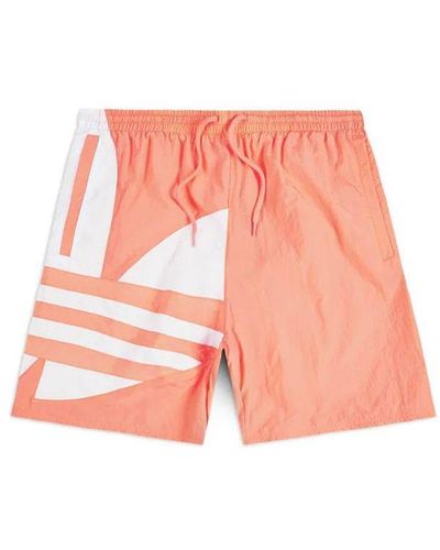 adidas Originals Large Logo Sports Shorts - Pink