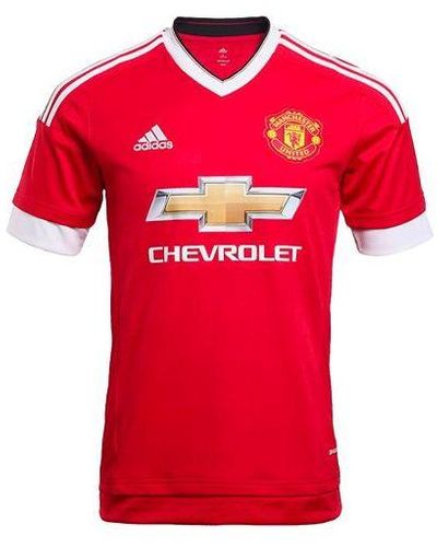 adidas 15-16 Season Manchester United Sports Training Soccer - Red