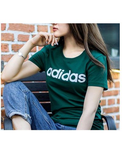 adidas Neo Short Sleeve Forest Green