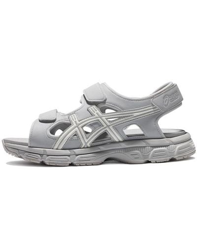 Asics Kahana Sd Outdoor Sports White Sandals - Metallic