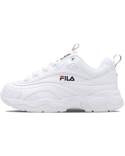 White Fila Chunky Sneakers for Women - Up to 39% off | Lyst