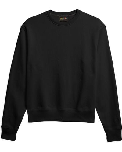 adidas Originals X Pharrell Williams Crossover Solid Color Round Neck Pullover Long Sleeves Black