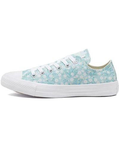 Converse Floral Chuck Taylor All Star Light Blue Sneakers