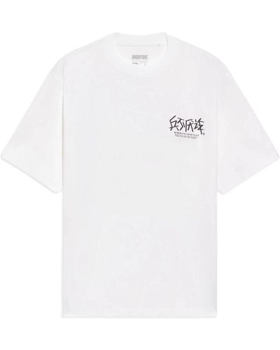 Li-ning Badfive Graphic Loose Fit T-shirt - White