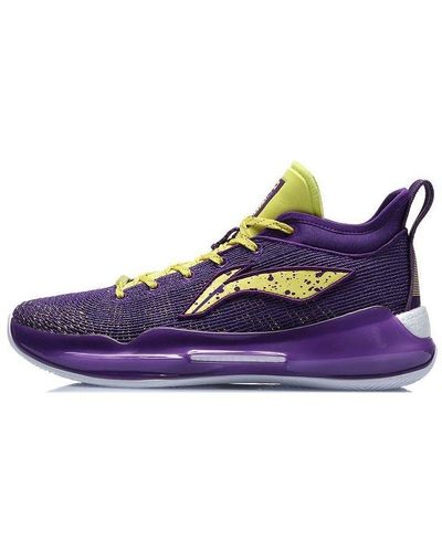 Li-ning Yushuai Xiii Premium Low Basketball Shoes - Purple