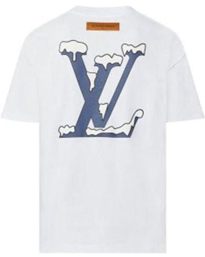Louis Vuitton Ss22 Logo Alphabet Printing Short Sleeve - White