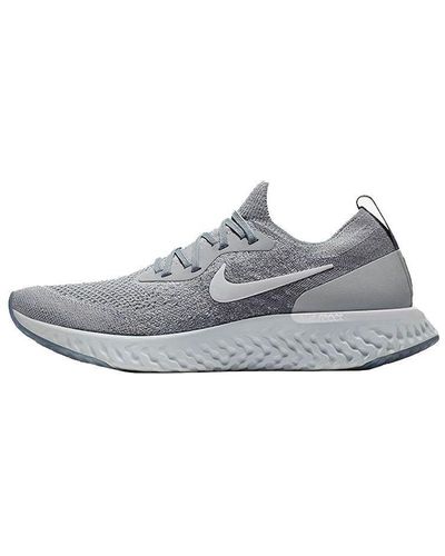 Nike Epic React Flyknit Wolf Grey/ White-cool Gray