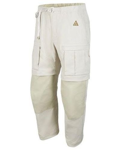 Nike Acg Smith Summit Cargo Pocket Bundle Feet Casual Long Pants - Gray