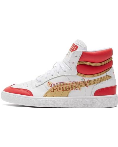 PUMA Ralph Sampson Year Of Ox Mid Shoes White - Red