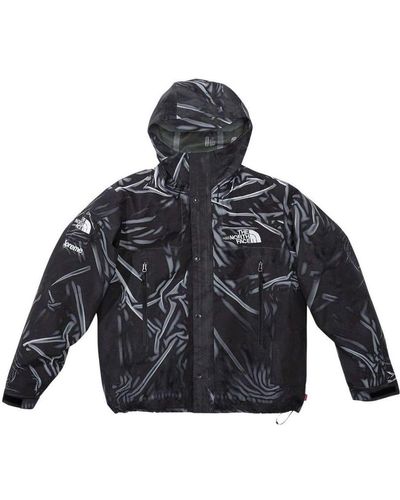 Supreme X The North Face Trompe L'oeil Printed Taped Seam Shell Jacket - Blue