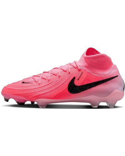 Nike Phantom Luna 2 Elite Fg High Football Boots - Pink