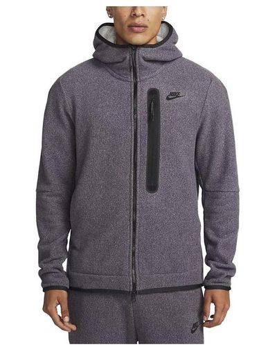 Nike Sportswear Tech Fleece Full-zip Winterized Hoodie - Gray
