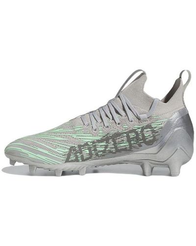 adidas Adizero Primeknit Flash Cleats - Gray