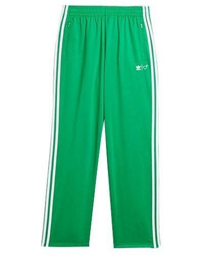 adidas Originals X Human Made Crossover Side Stripe Casual Sports Long Pants - Green