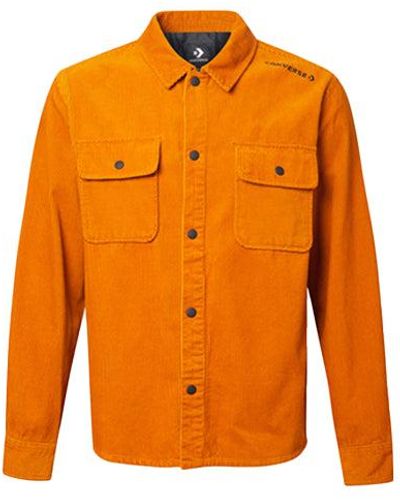 Converse Sports Cargo Corduroy Shirt Jacket - Orange