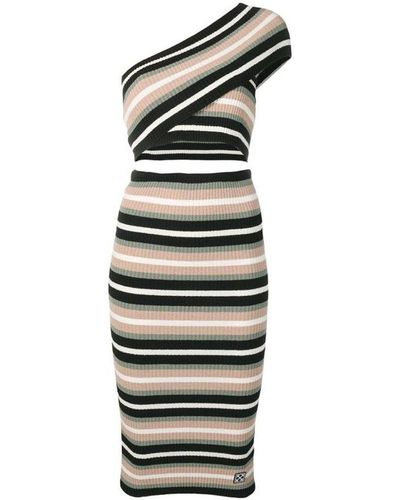 Off-White c/o Virgil Abloh Criss Cross Knit Dress - Multicolor