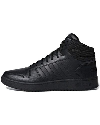 adidas Hoops 2.0 Mid Shoes - Black