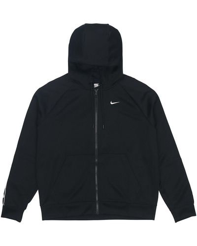 Nike Side Logo Zipper Hooded Jacket - Black