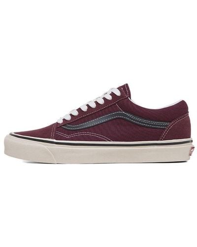Vans Old Skool Wear-resistant Non-slip Retro Low Tops Casual Skateboarding Shoes Deep - Brown