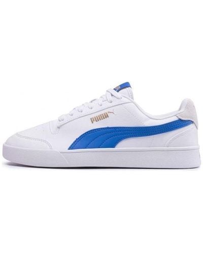 PUMA Shuffle Sneakers White - Blue
