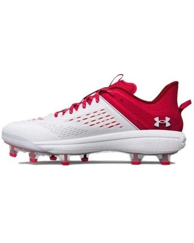 Under Armour Yard Low Mt Tpu Baseball Cleats - Red