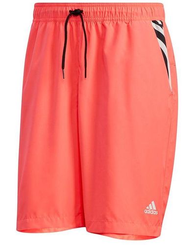 adidas Tyo Wv Sh M Casual Sports Lacing Breathable Shorts Pink